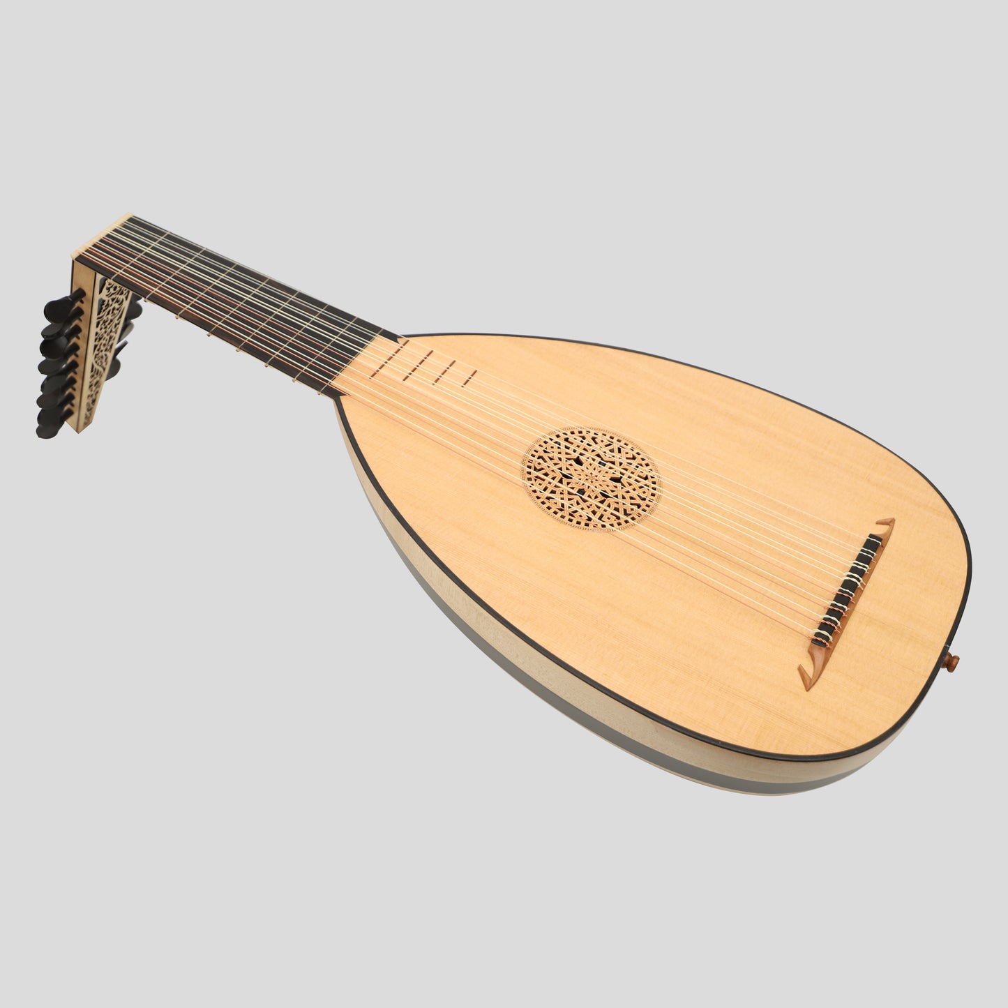 Muzikkon Renaissance Laúd 8 Curso Mano Derecha Después de Hieber