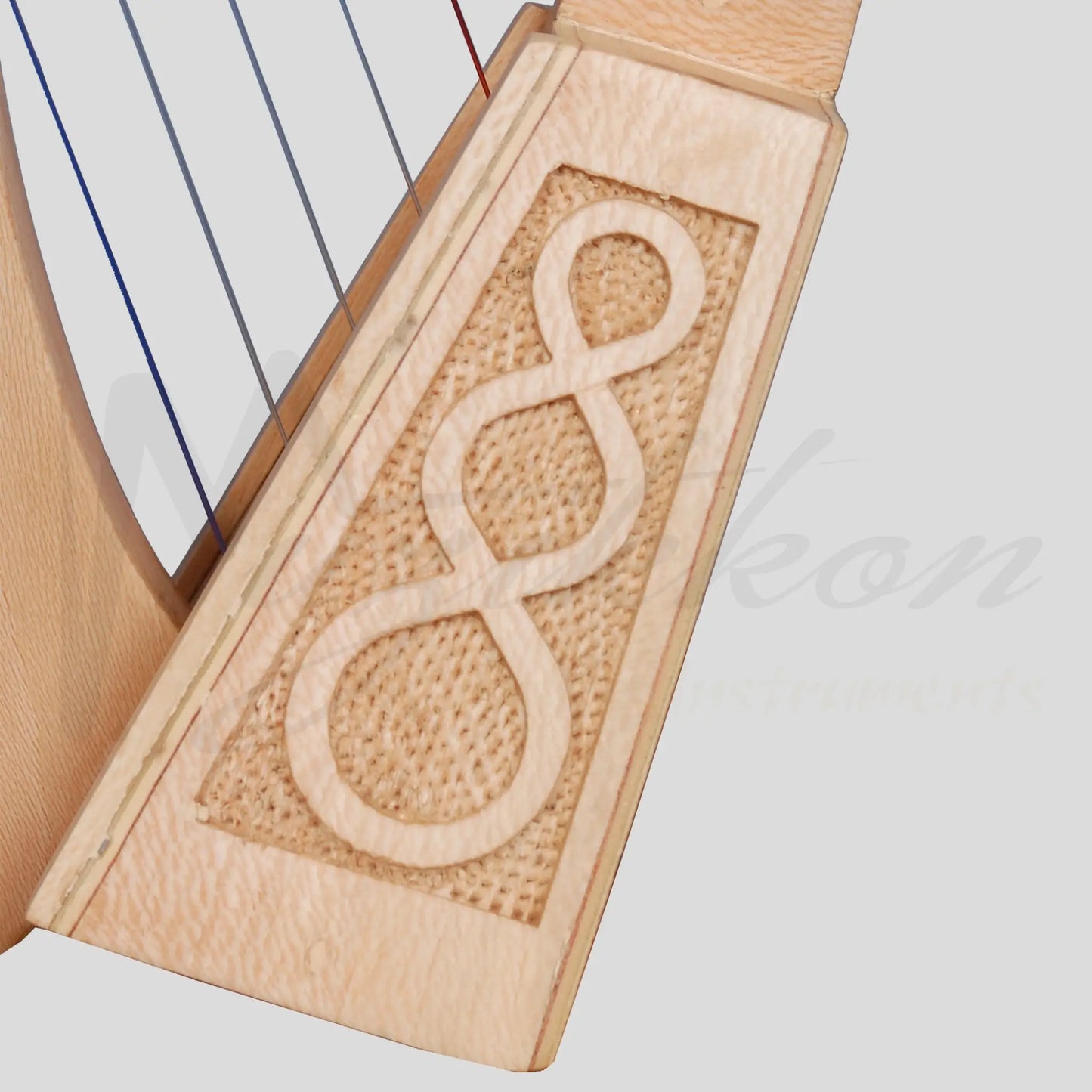 O’carolan Harp 5 String Lacewood Knotwork