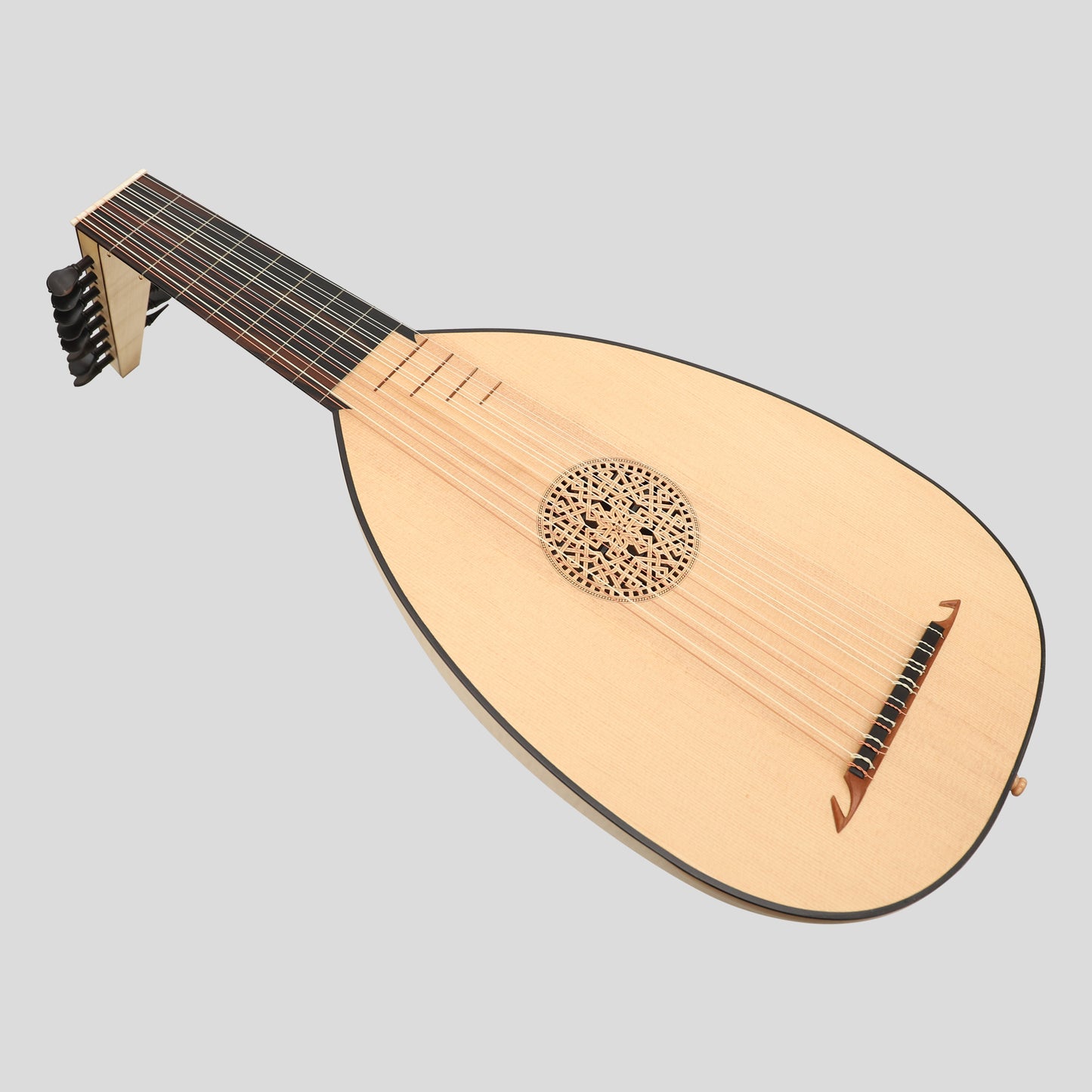 Muzikkon Renaissance Laúd 8 Curso Mano Derecha Después de Hieber