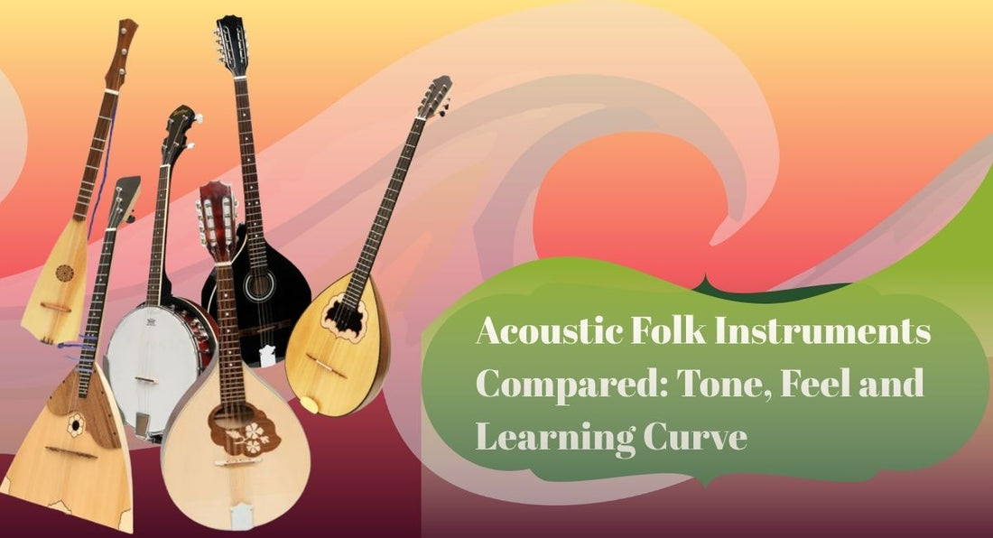 Acoustic Folk Instruments Compared: Tone, Feel and Learning Curve