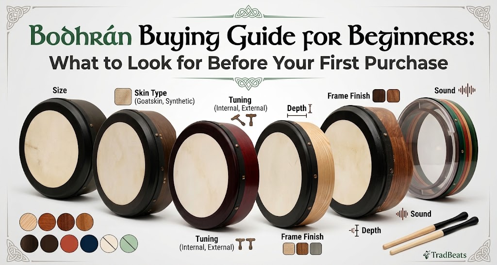 Bodhrán Buying Guide for Beginners: What to Look for Before Your First Purchase