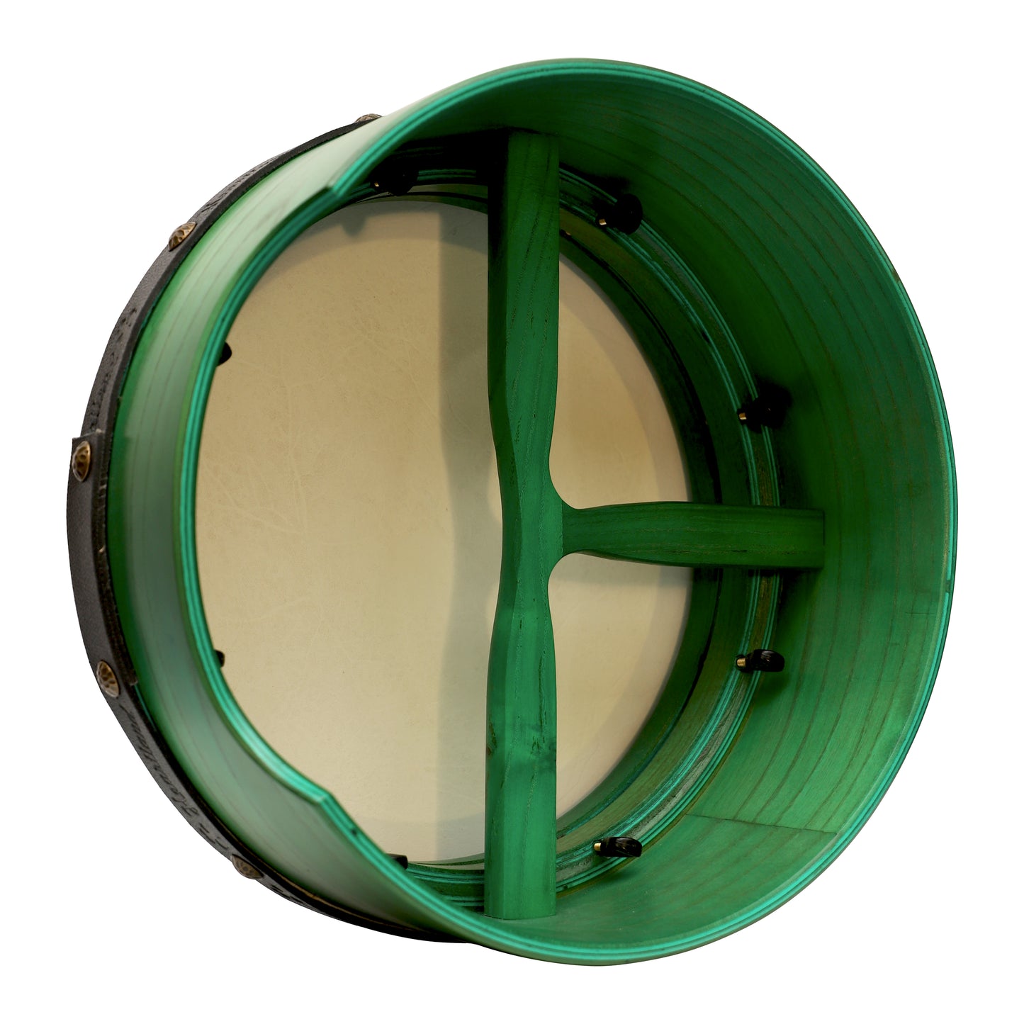 Muzikkon 16 "x6" Premium Celtic Irish Bodhran con Easy Tune System Deep Rim T-BAR e Finitura Tapped