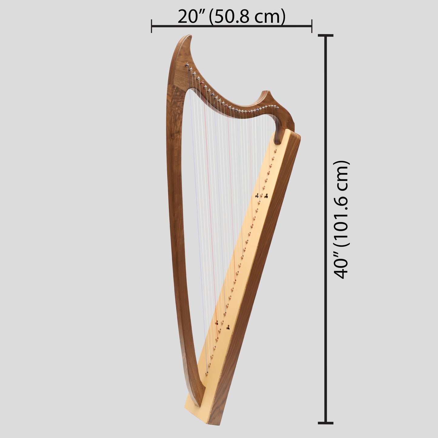 Muzikkon Arpa Gotica 29 Corde Noce