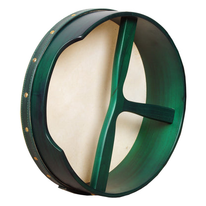 12"x3.5" Heartland Bodhran Vorgestimmte grüne T-Bar