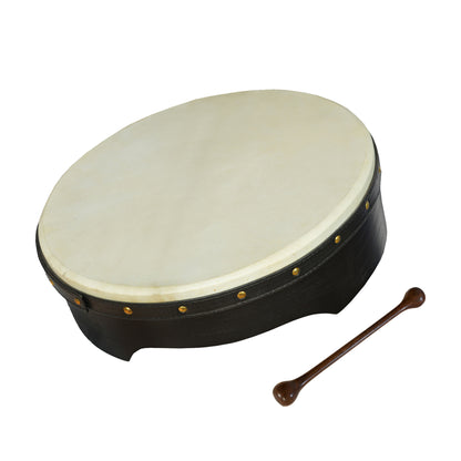 14"x4" Heartland Black Bodhran Pretuned T-Bar