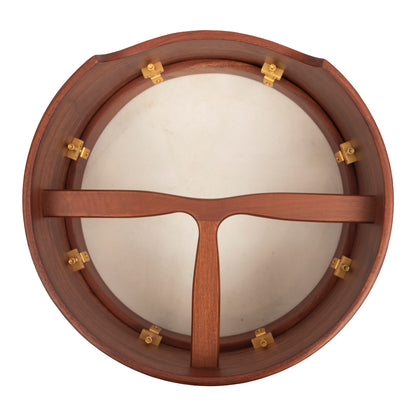 Muzikkon 14"X6" Heartland Tunable Irish Bodhran Drum Deep Rim mit T-BAR & Taped Finish Deep Tune