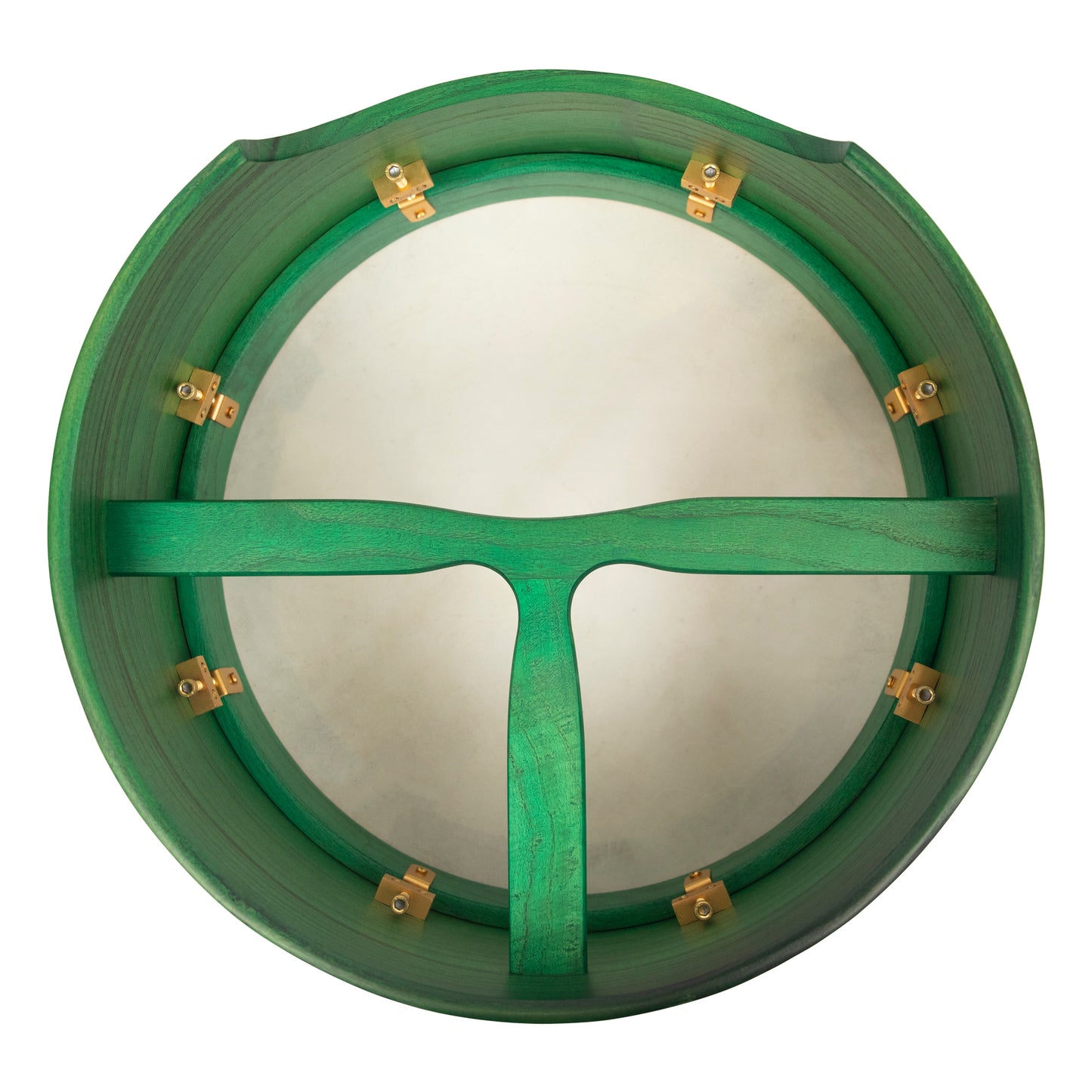 Muzikkon 14 "X6" Heartland Tunable Irish Bodhran Drum Deep Rim con T-BAR & Taped Finish Deep Tune