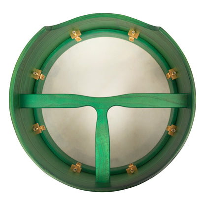 Muzikkon 14"X6" Heartland Tunable Irish Bodhran Drum Deep Rim mit T-BAR & Taped Finish Deep Tune