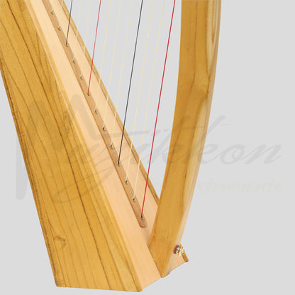 15 String Trinity Harp With Sharpening Levers & Complete Kit