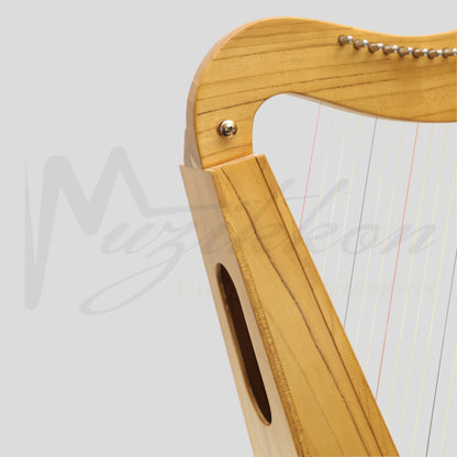 15 String Trinity Harp With Sharpening Levers & Complete Kit