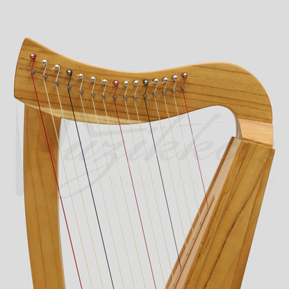 15 String Trinity Harp With Sharpening Levers & Complete Kit