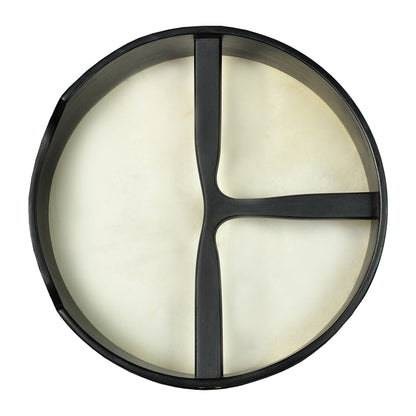 16"x4" Heartland Black Bodhran Pretuned T-Bar