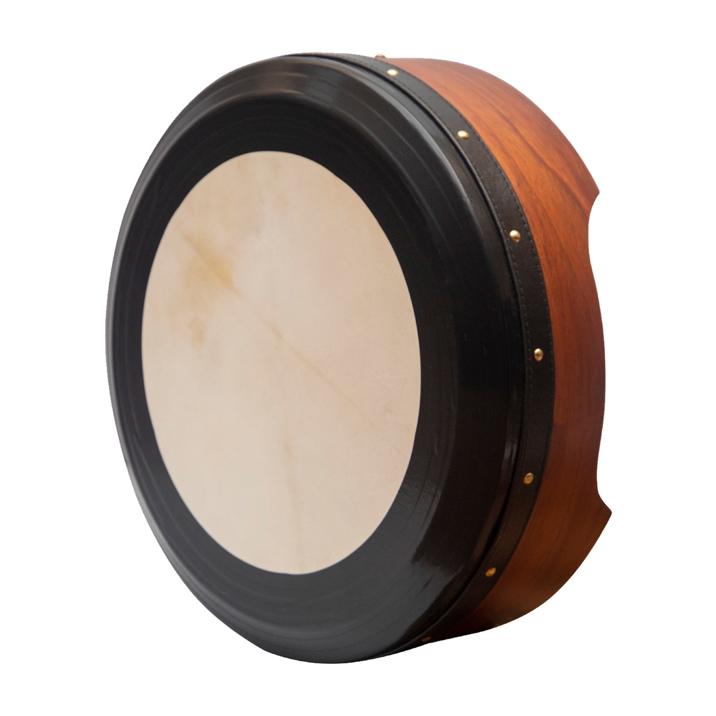 Muzikkon 16”x5" (40.5x12.5 Cm) Premium Celtic Irish Bodhran With Easy Tune System Deep Rim T- Bar & Taped Finish