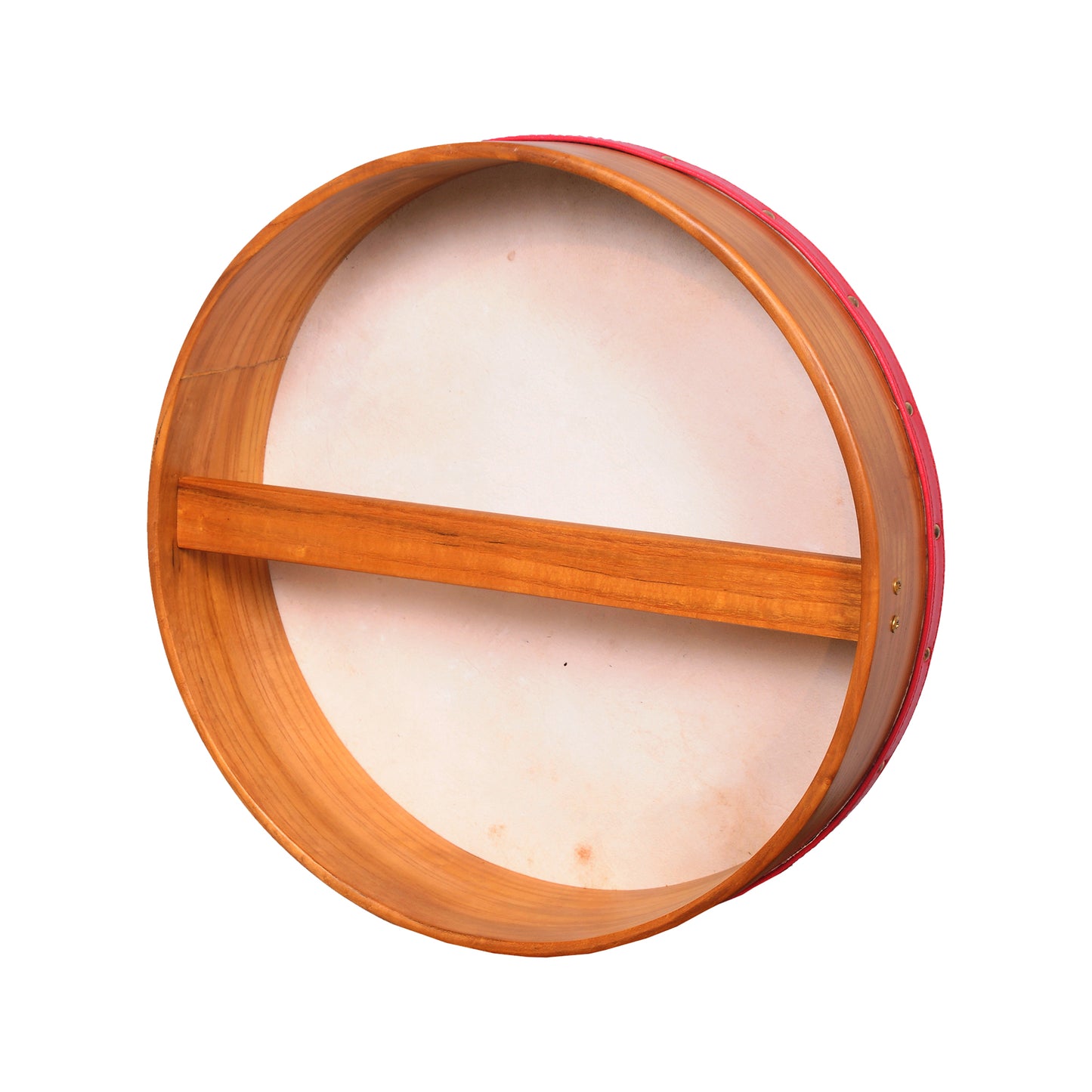 Muzikkon 16 "x4 Heartland Bodhran Non-Tunable Natural Mulberry Finish Single Bar Deep tune