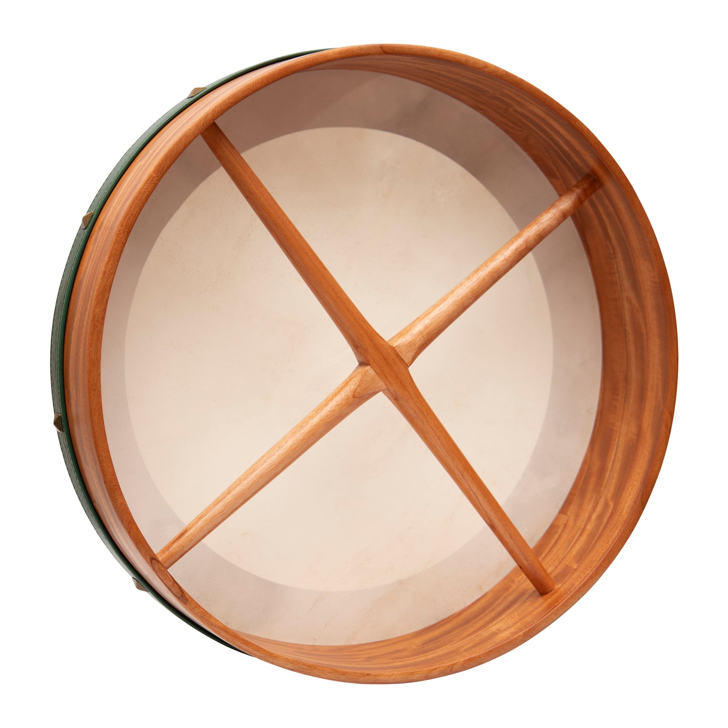 18 "x 4" (45,5x10 cm) Heartland nicht abstimm bare Bodhran Red Cedar Cross Bar Tapped Deep Tune