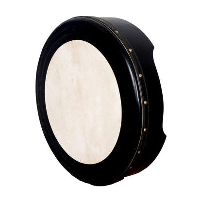 18"x4" Heartland Bodhran Black Non Tunable T-Bar Deep Tuned Muzikkon