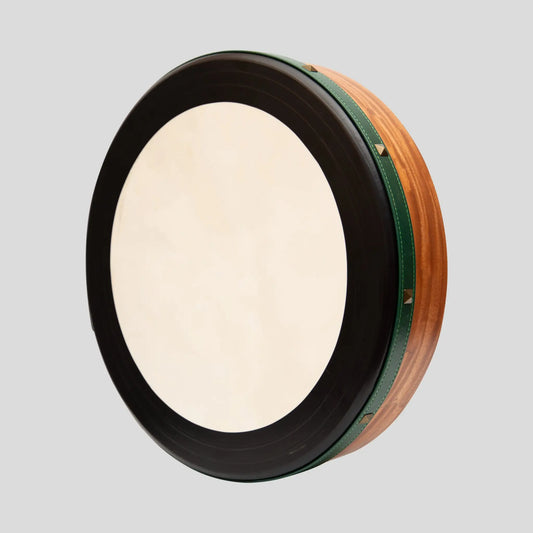 18’’X4’’ (45.5X10 Cm) Heartland Non Tunable Bodhran Red Cedar Cross Bar Tapped Deep Tune