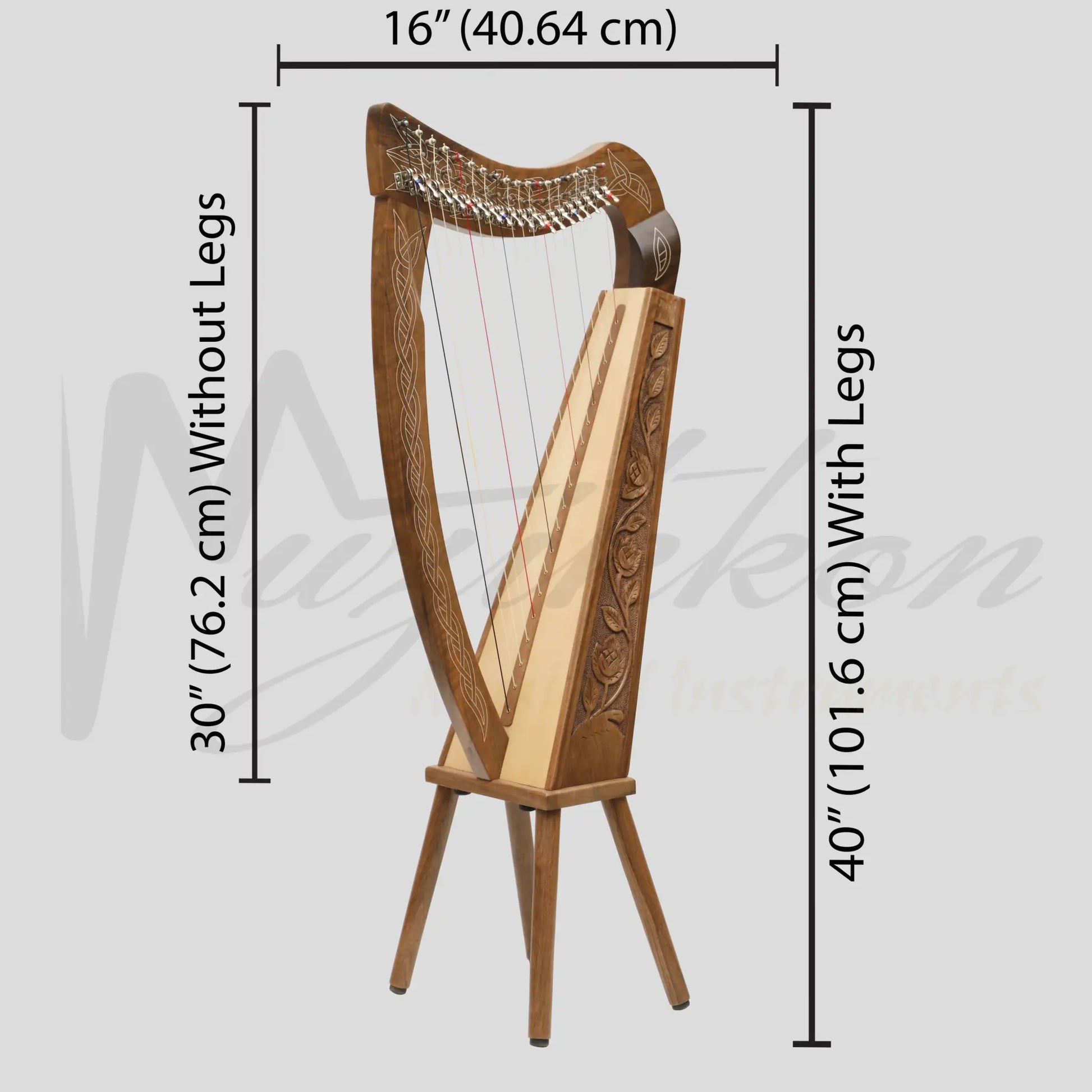 19 String Boru Harp