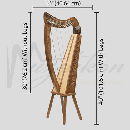 19 String Boru Harp