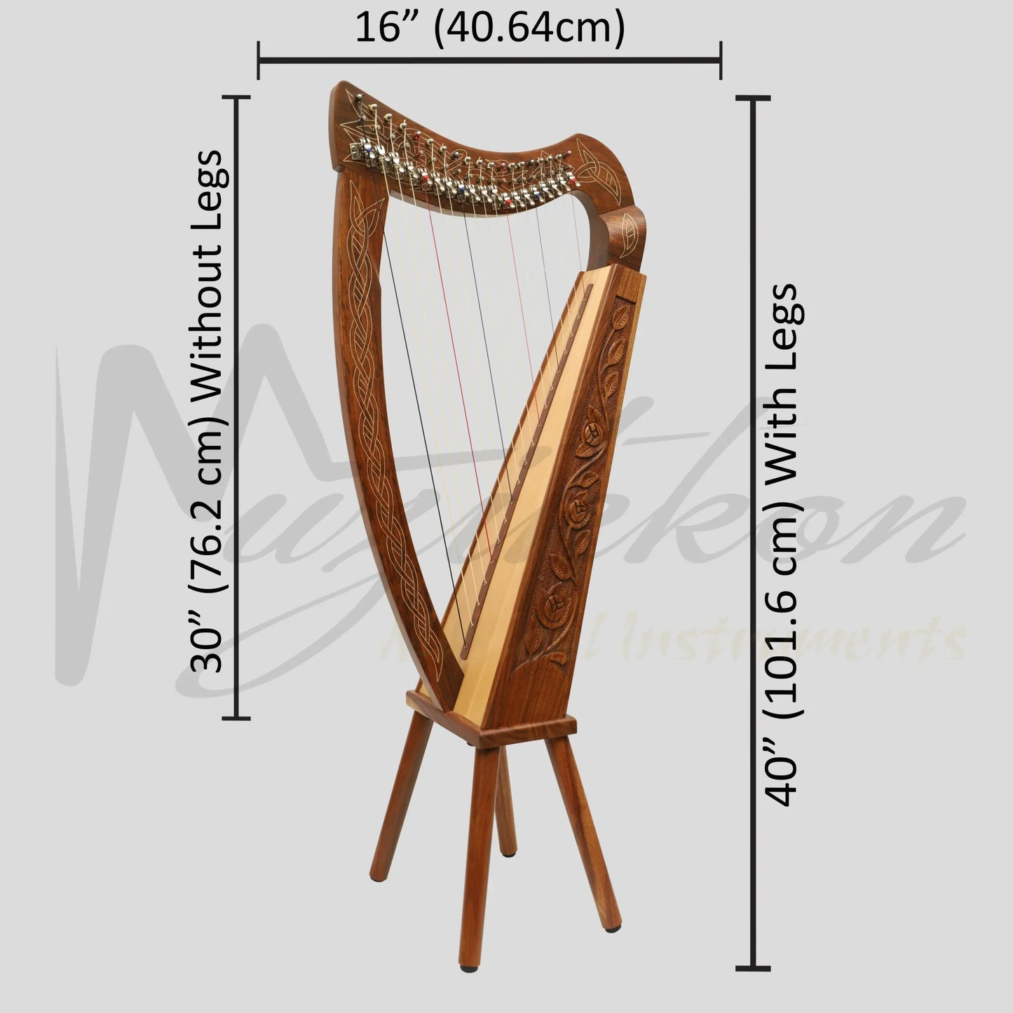 19 String Boru Harp