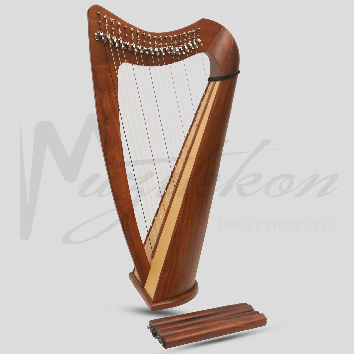 19 String Claddagh Harp Rosewood