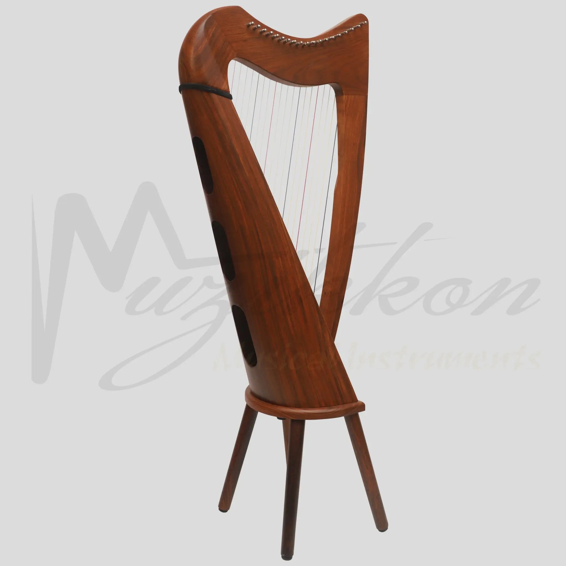 19 String Claddagh Harp Rosewood