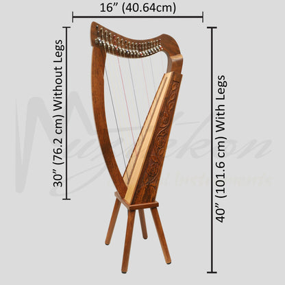 19 String Trinity Harp