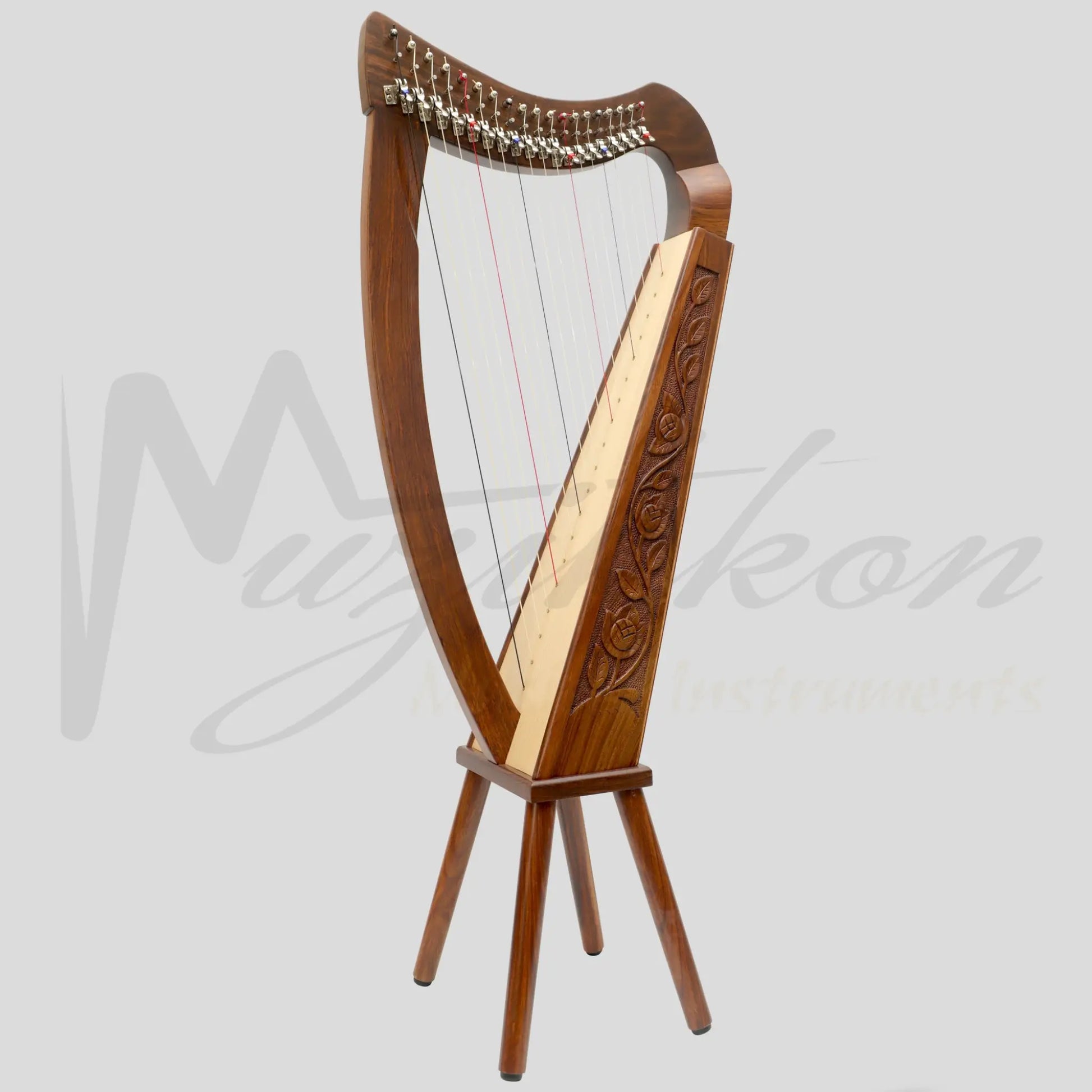 19 Strings Trinity Harp Rosewood