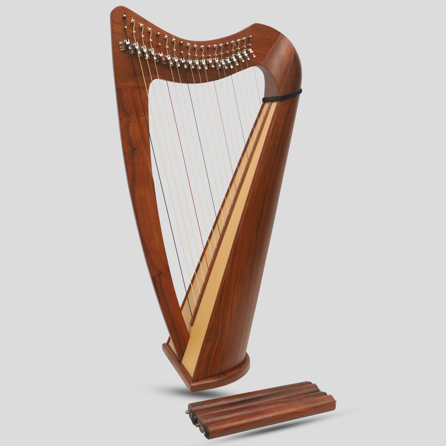 19 String Claddagh Harp Rosewood