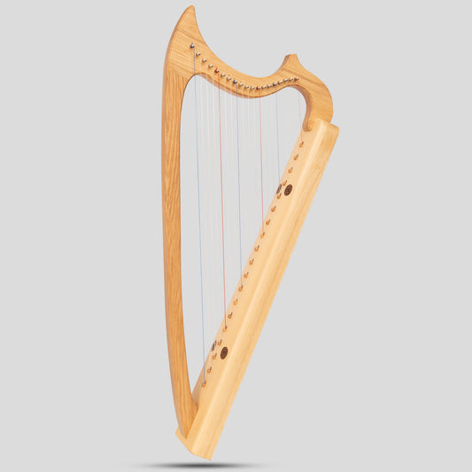 Muzikkon Gothic Harp 19 String Ashwood