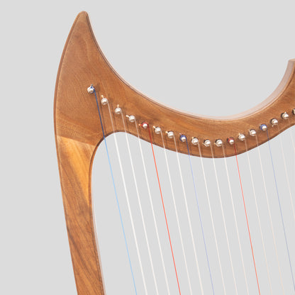 Muzikkon Gothic Harp 19 String Walnut