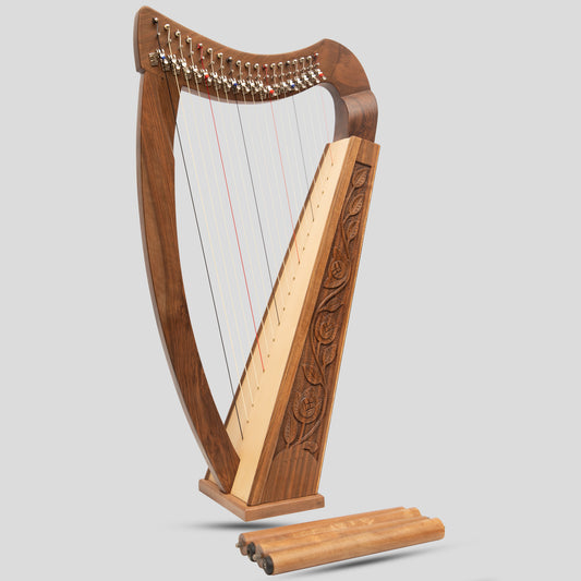 19 Strings Trinity Harp Walnut