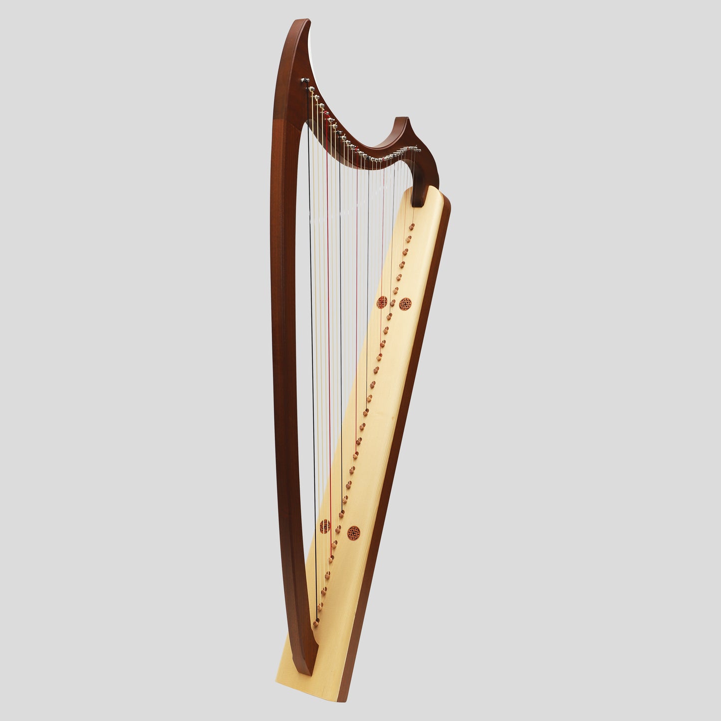 Muzikkon Gothic Harp, 29 String Mahogany