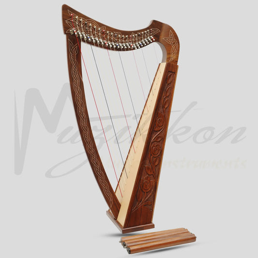 22 String Boru Harp Rosewood