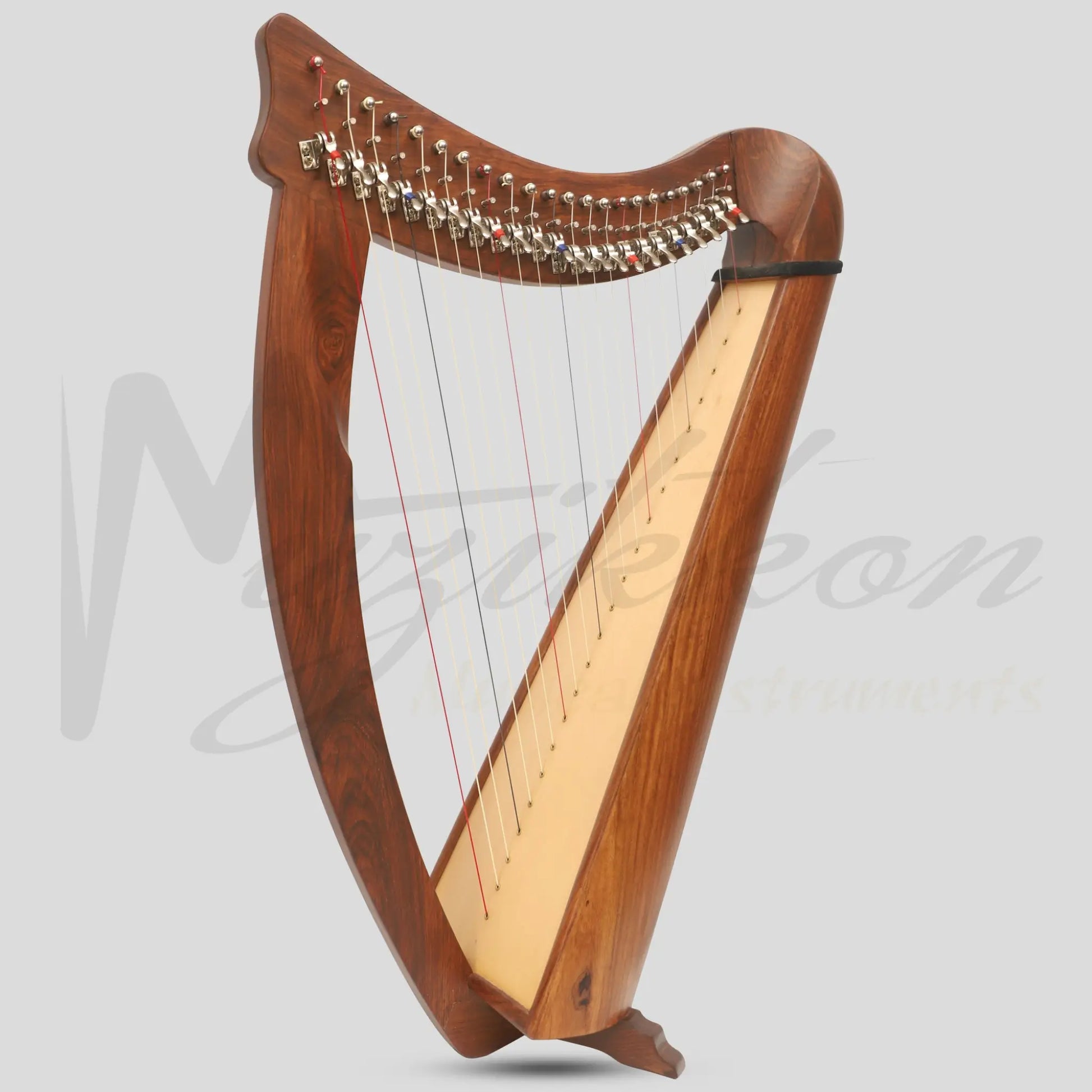 22 String Claddagh Busker Harp Rosewood