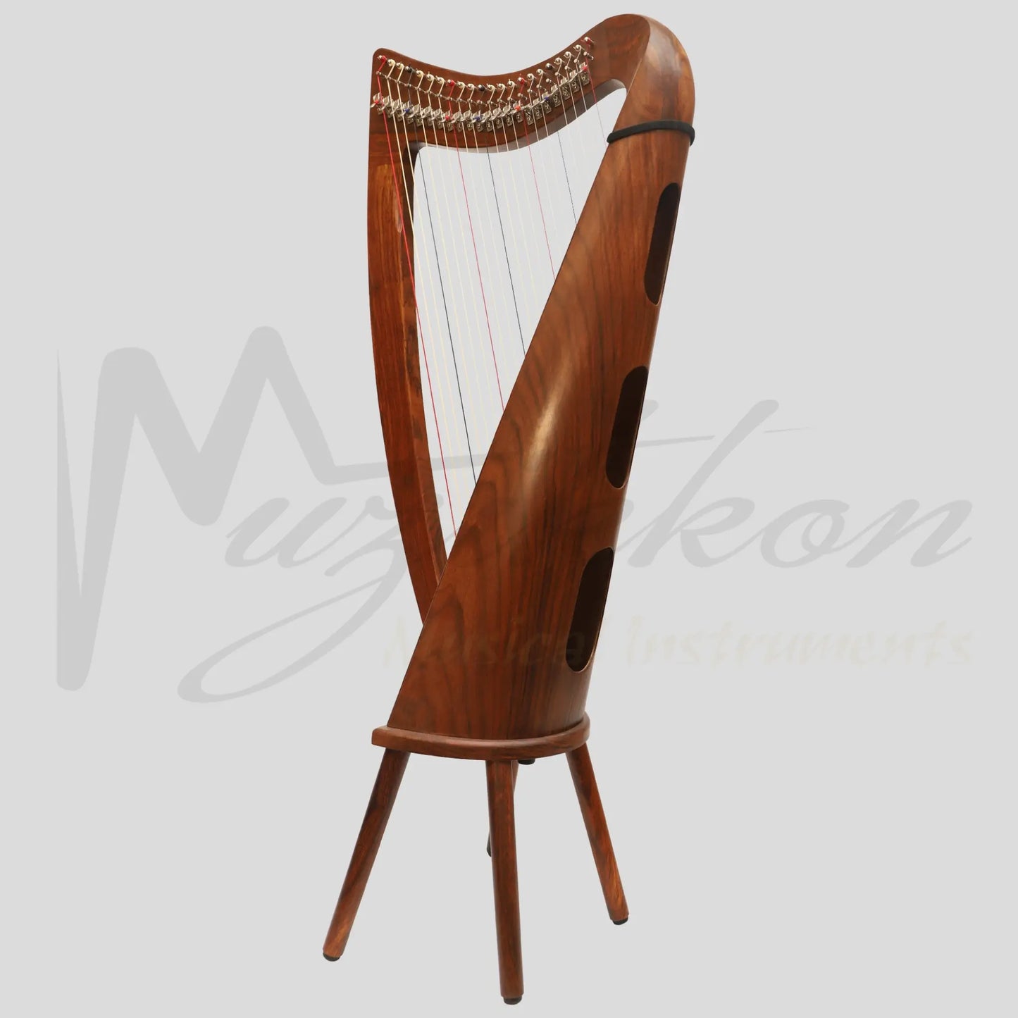 22 String Claddagh Harp Rosewood