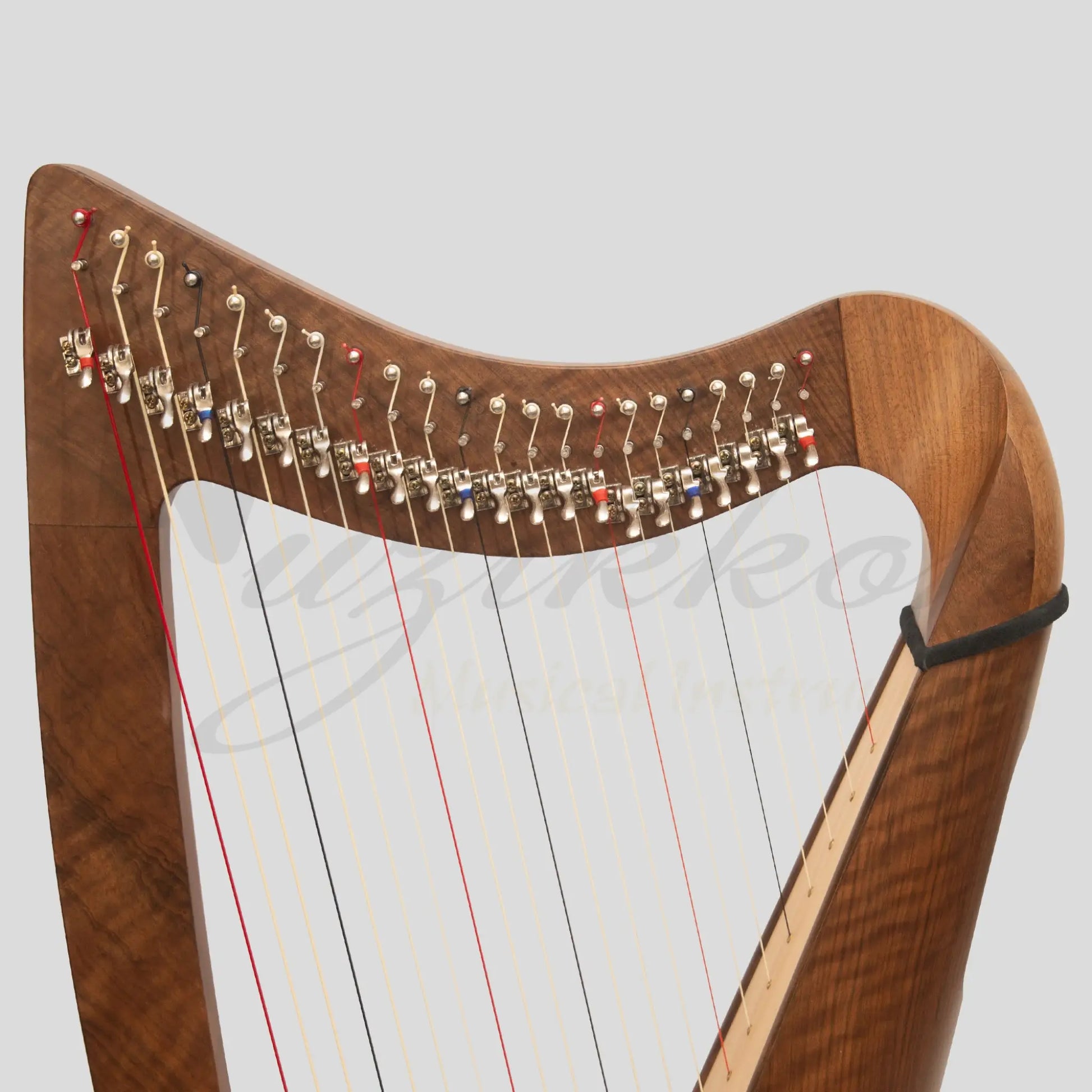 22 String Claddagh Harp Walnut