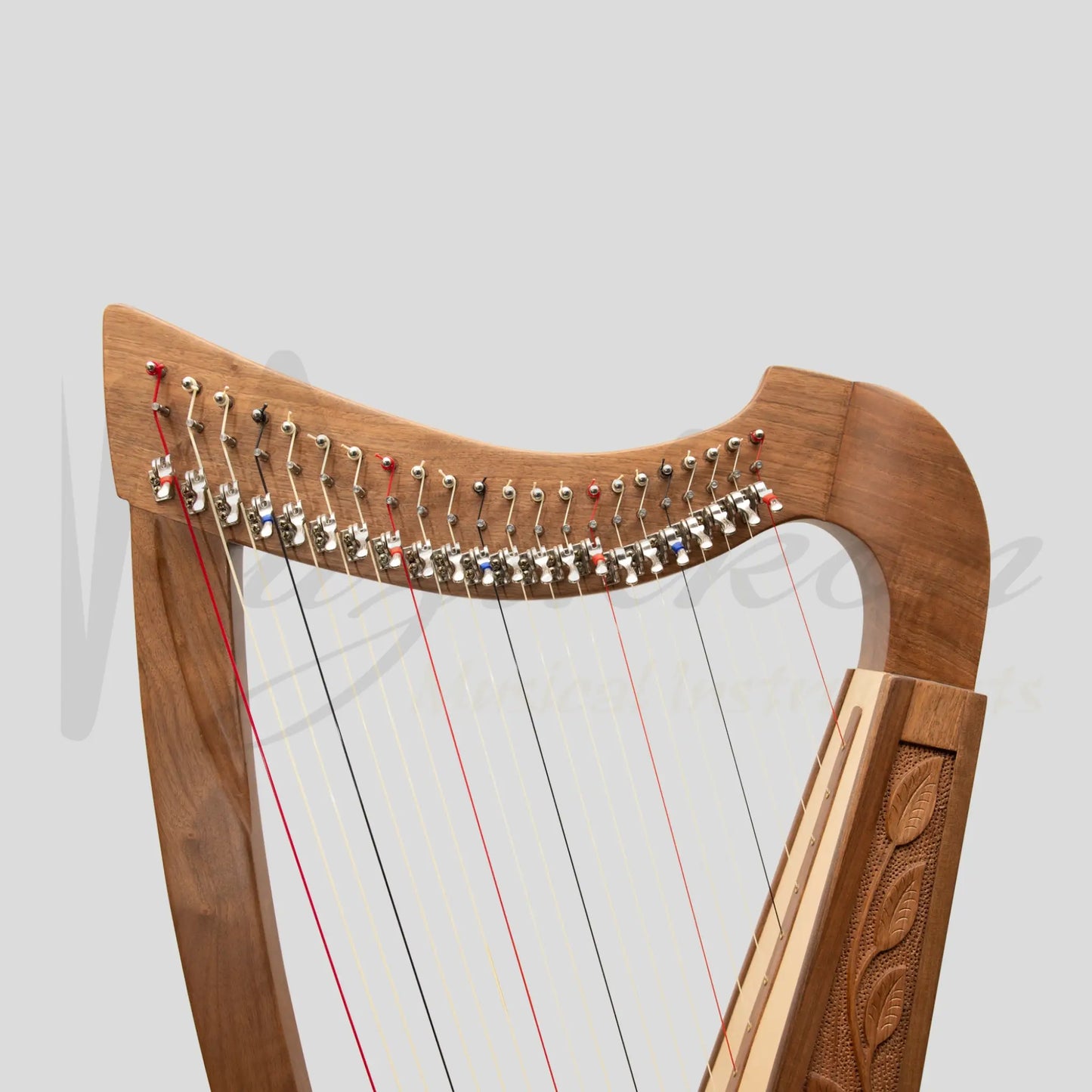 22 Strings Trinity Harp Walnut