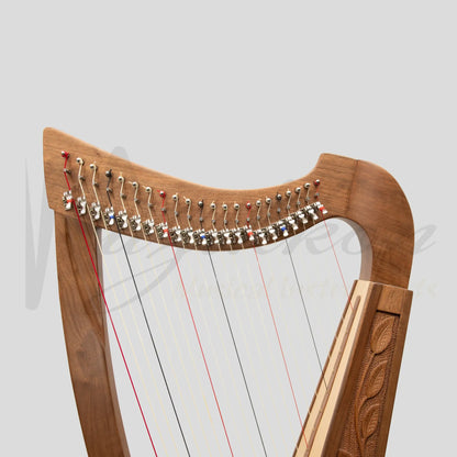 22 Strings Trinity Harp Walnut
