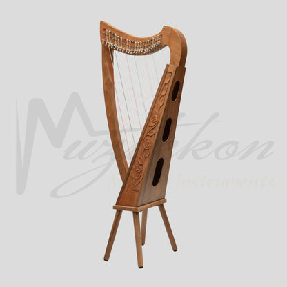 22 Strings Trinity Harp Walnut