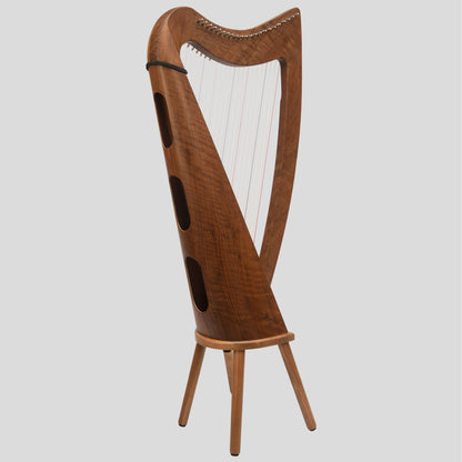 22 String Claddagh Harp Walnut