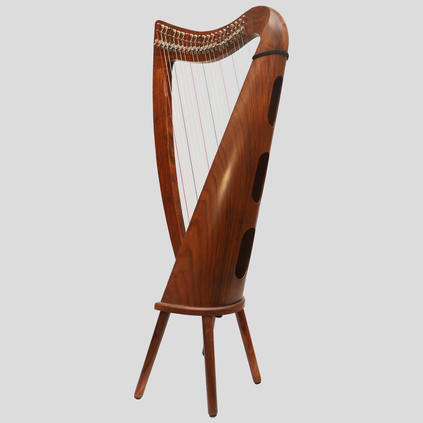 22 String Claddagh Harfe Rosenholz