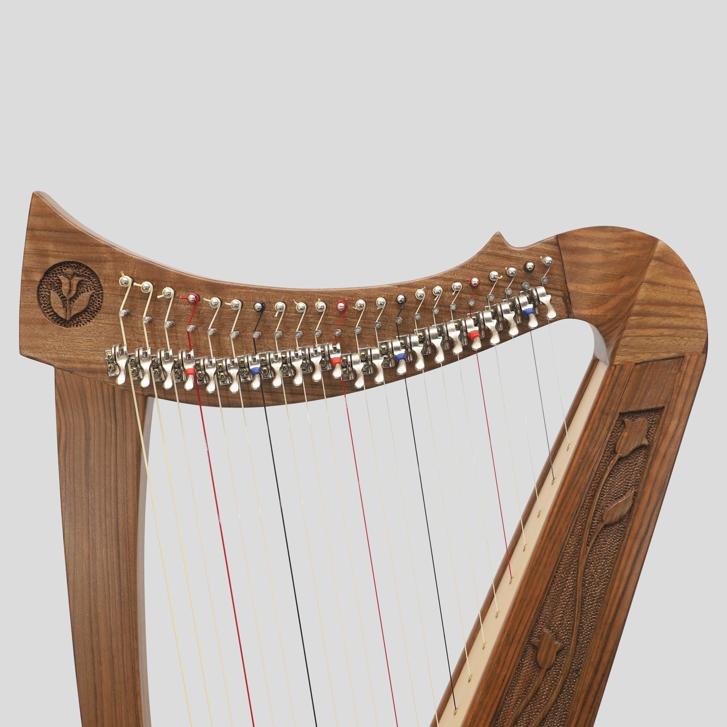 22 corde Trinity Crested Harp Noce