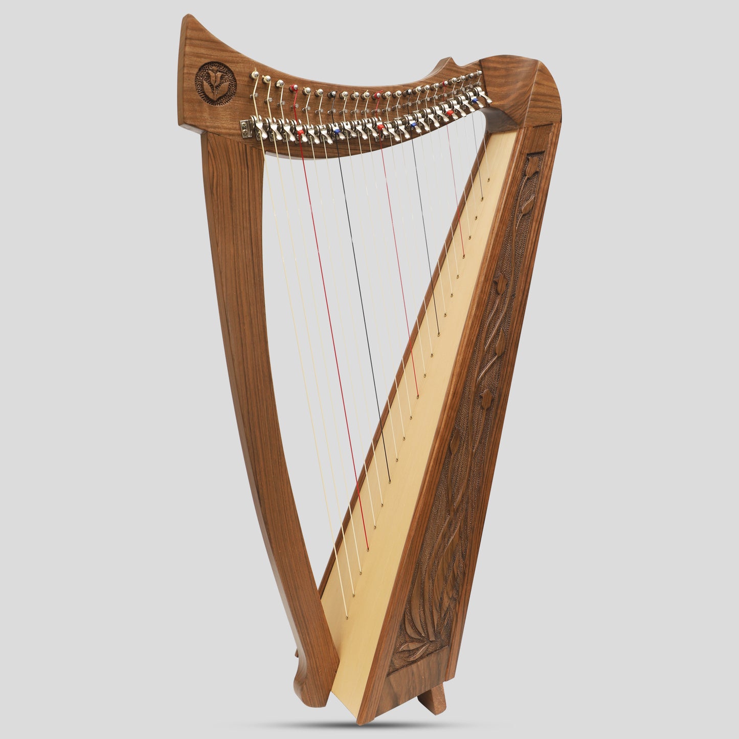 22 corde Trinity Crested Harp Noce