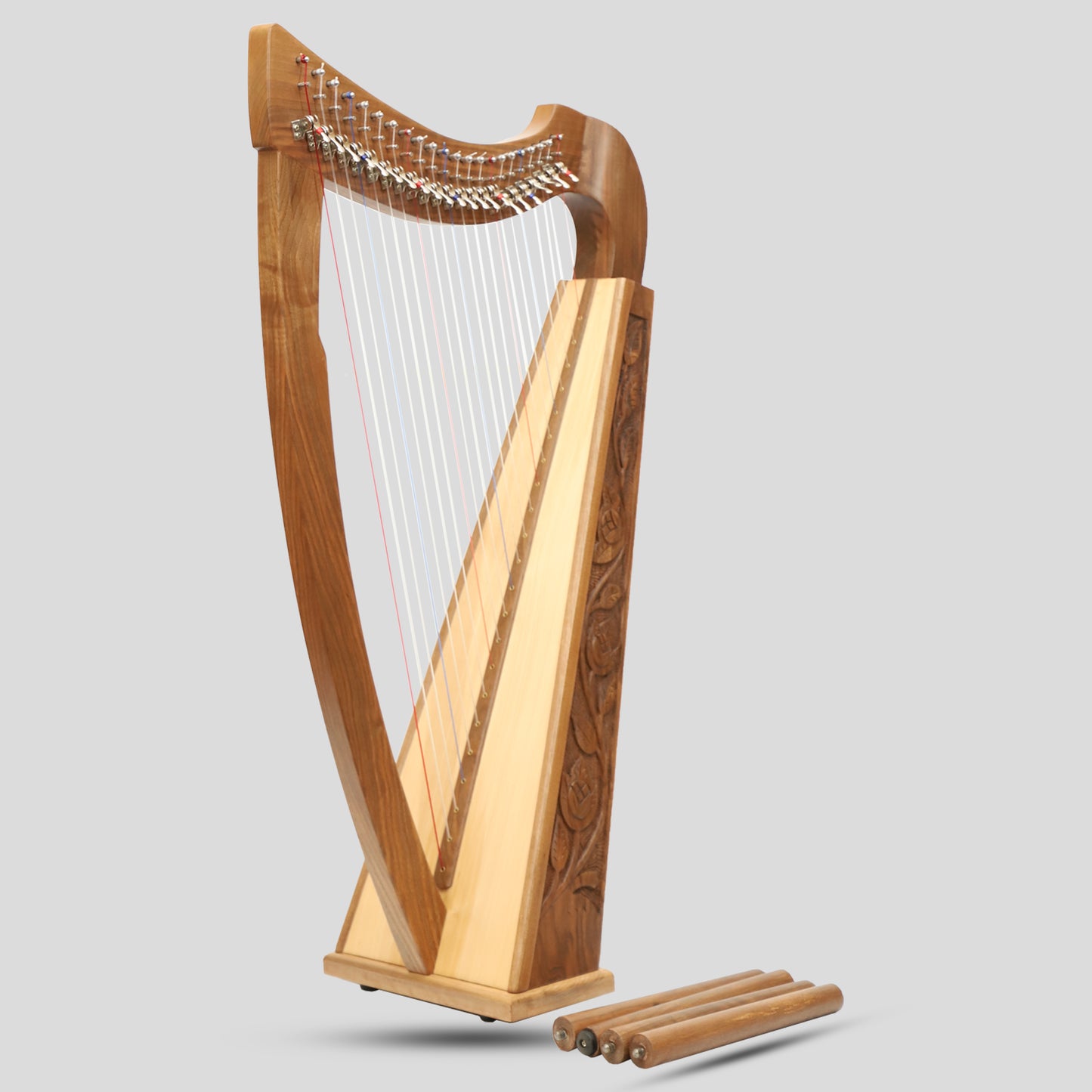 22 Strings Trinity Harp Walnut