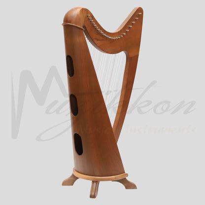 24 String Claddagh Harp Walnut