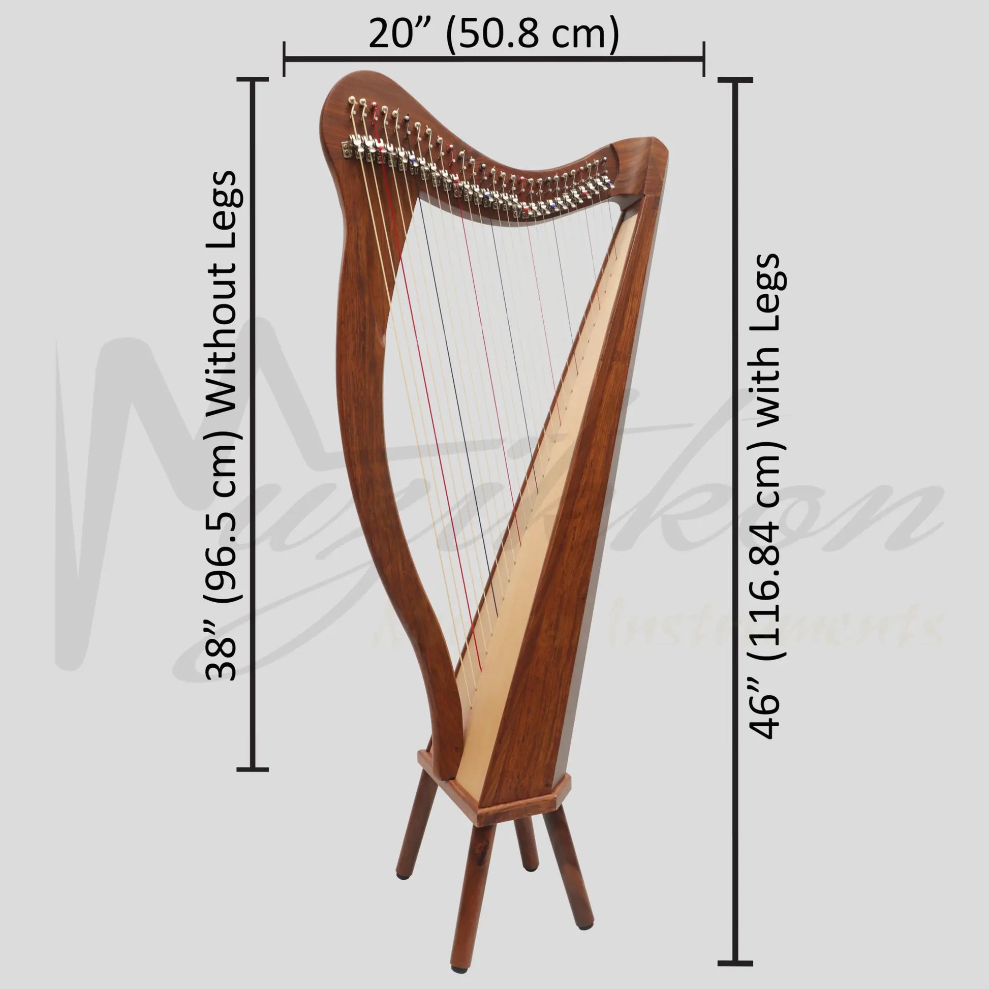 27 String Ard Ri Harp Rosewood