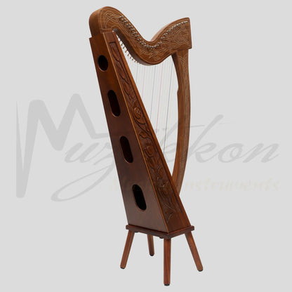 27 String Boru Harp Rosewood