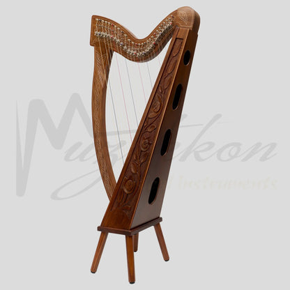 27 String Boru Harp Rosewood