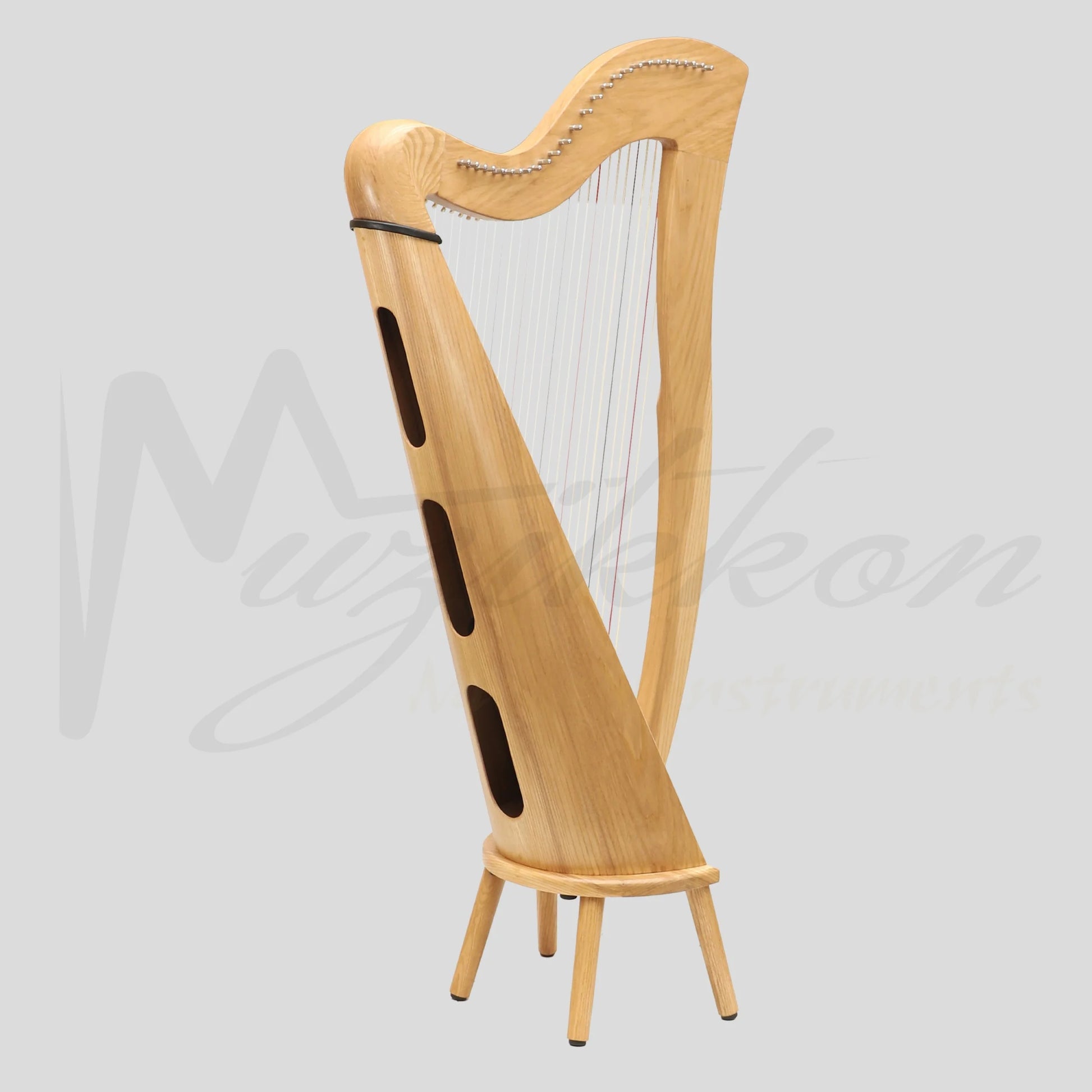 27 String McHugh Harp Round Back